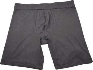 Boody Organic Bamboo Mens Underwear Boxer Shorts Briefs, Grey