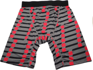 Pair of Thieves Men's Super Fit Long Boxer Briefs 2pk -  Red/Black/Gray/Ombre Design XL 1 ct