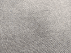 A picture of dark lines appearing on the Ash Grey boxer briefs