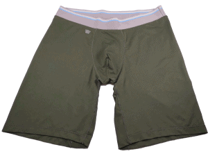 Picture of green mack weldon underwear lying flat